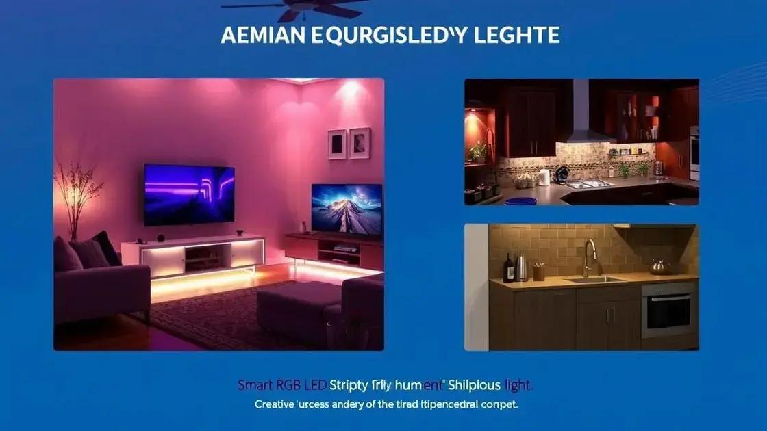 Ideias criativas para usar fita led em casa