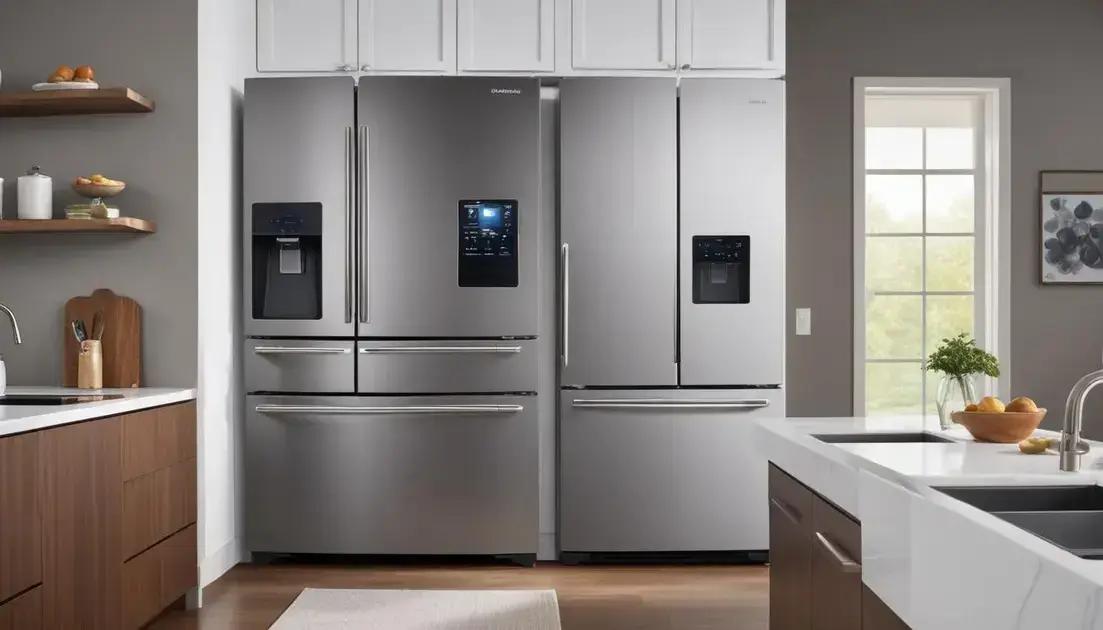 Características da geladeira inteligente Samsung SmartThings