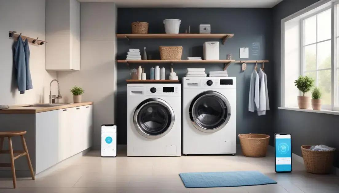 Benefícios da lavanderia inteligente para sua rotina