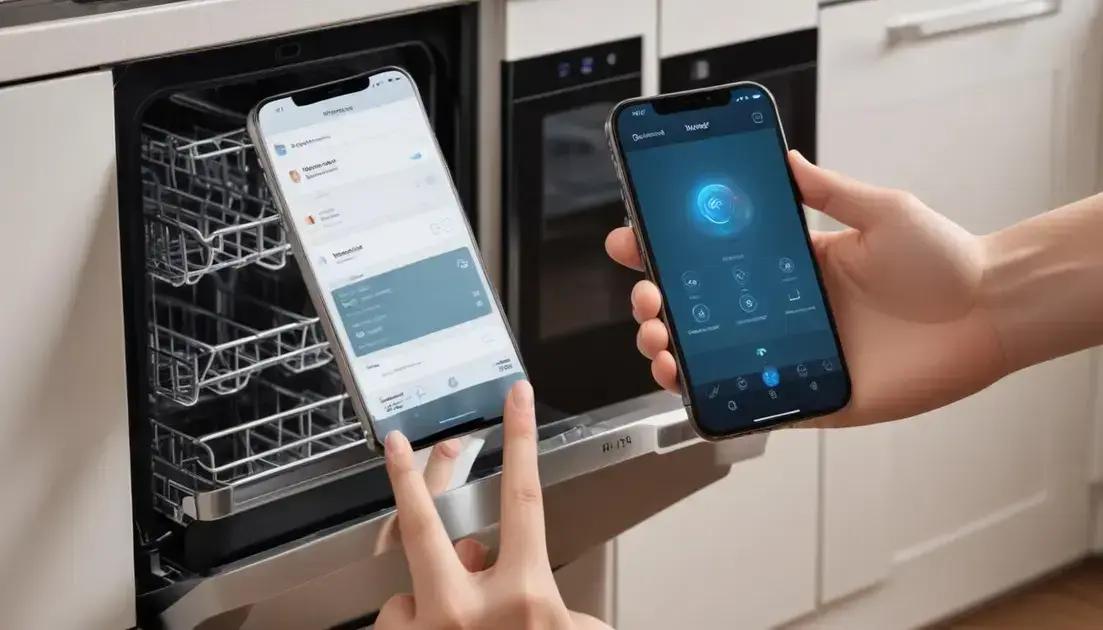 Vantagens da conectividade wi-fi na lava-louças