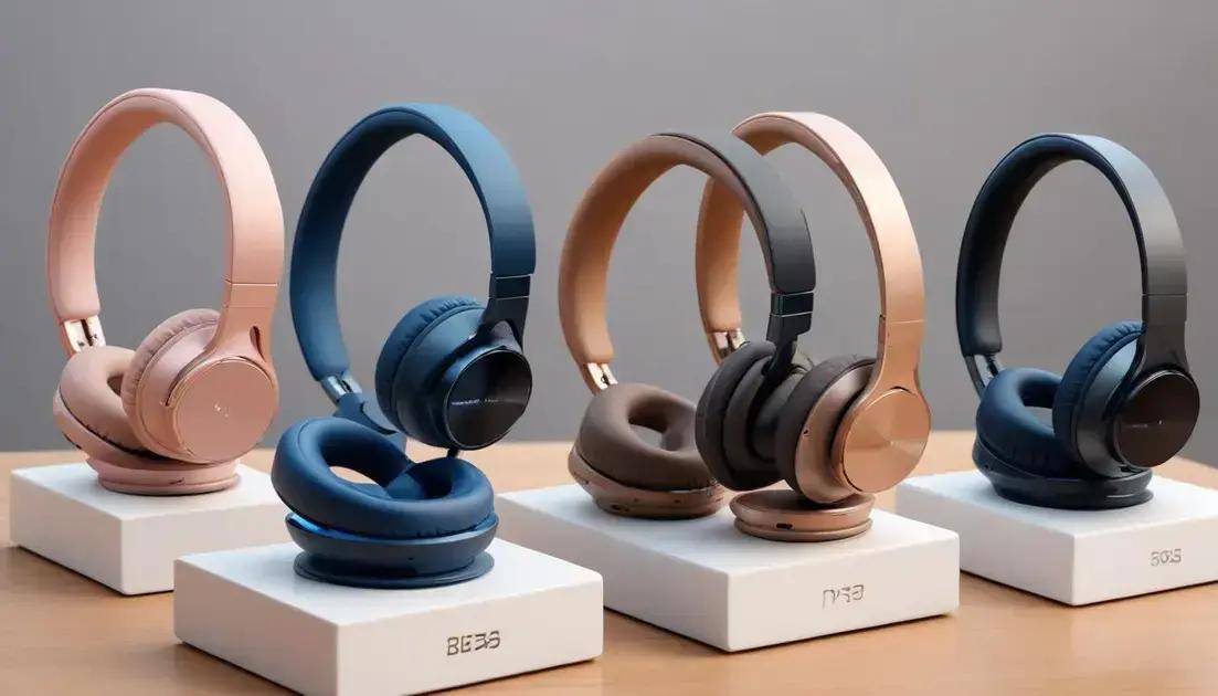 Melhores modelos de fones de ouvido bluetooth com controle touch em 2025