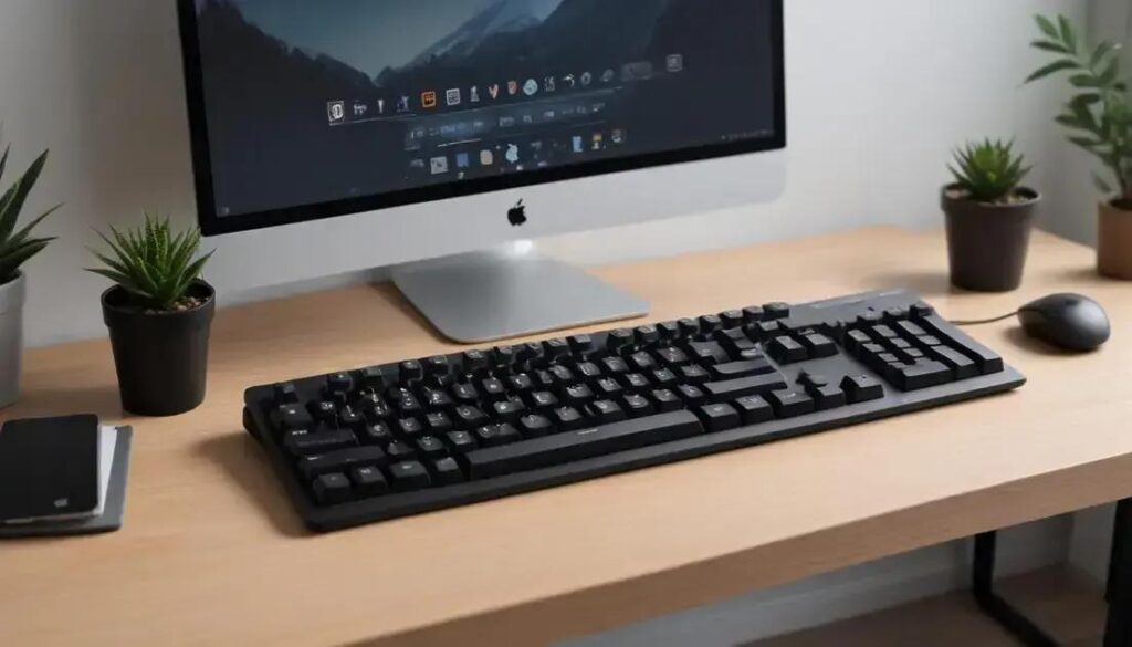 Teclado mecânico silencioso para trabalho remoto: conforto e produtividade