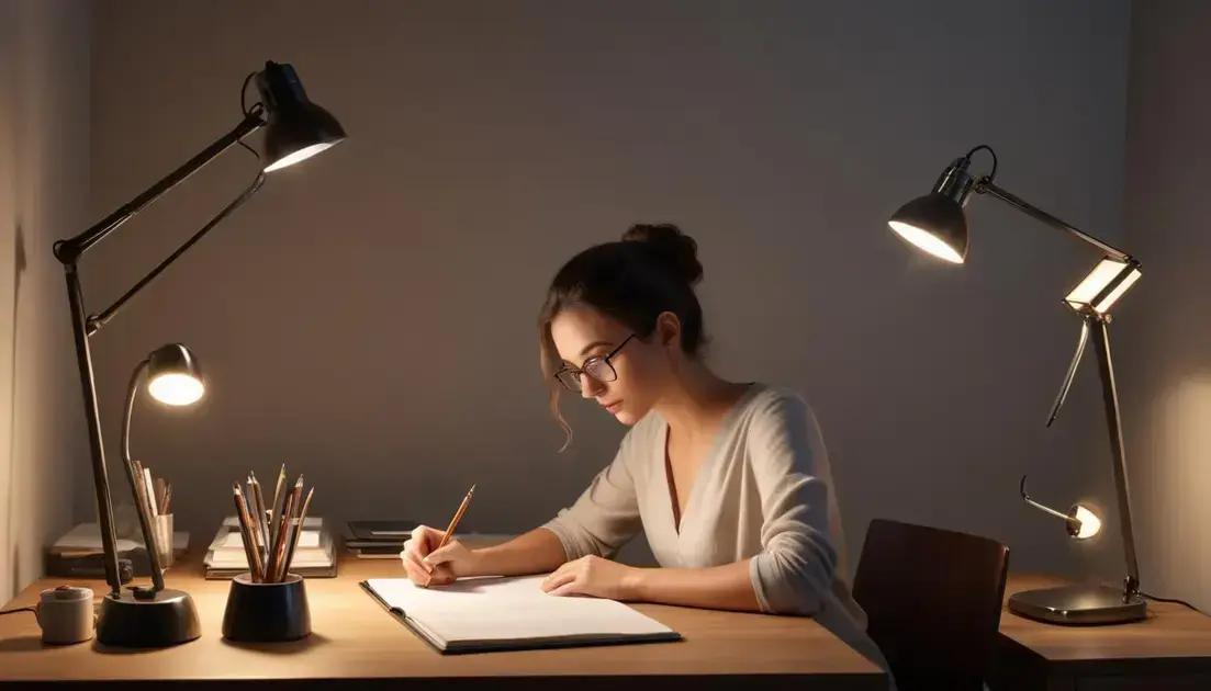 Como escolher a melhor luminária de mesa para seu espaço