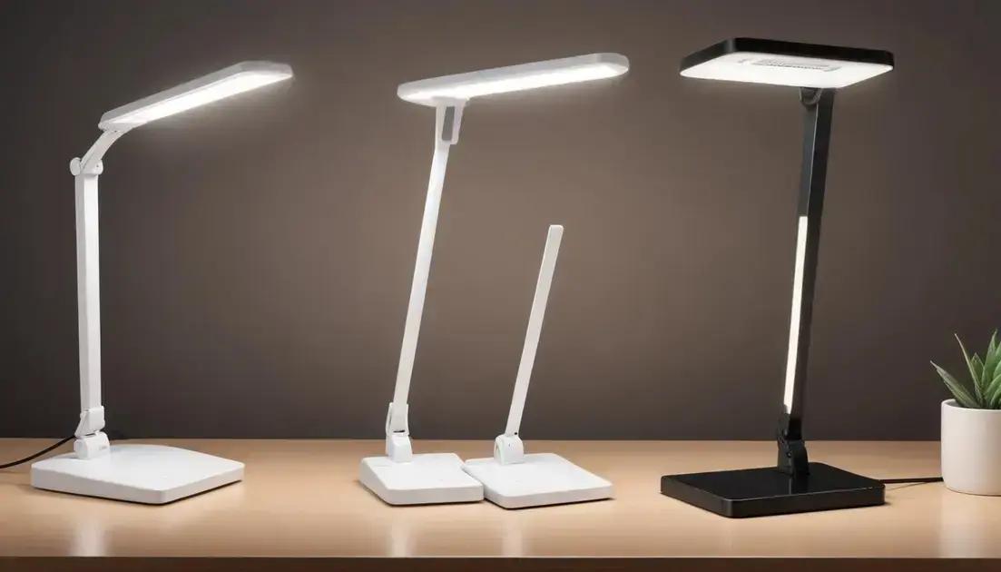 Comparativo: modelos de luminárias led com ajuste de brilho