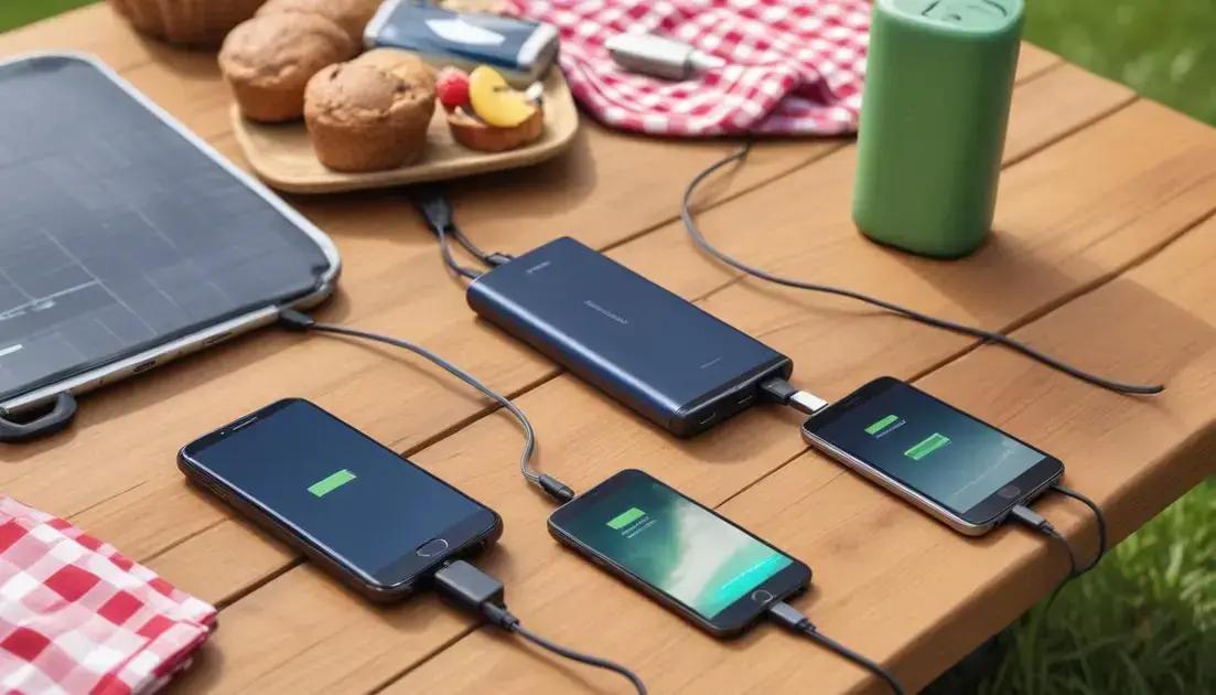 Vantagens de usar um carregador portátil