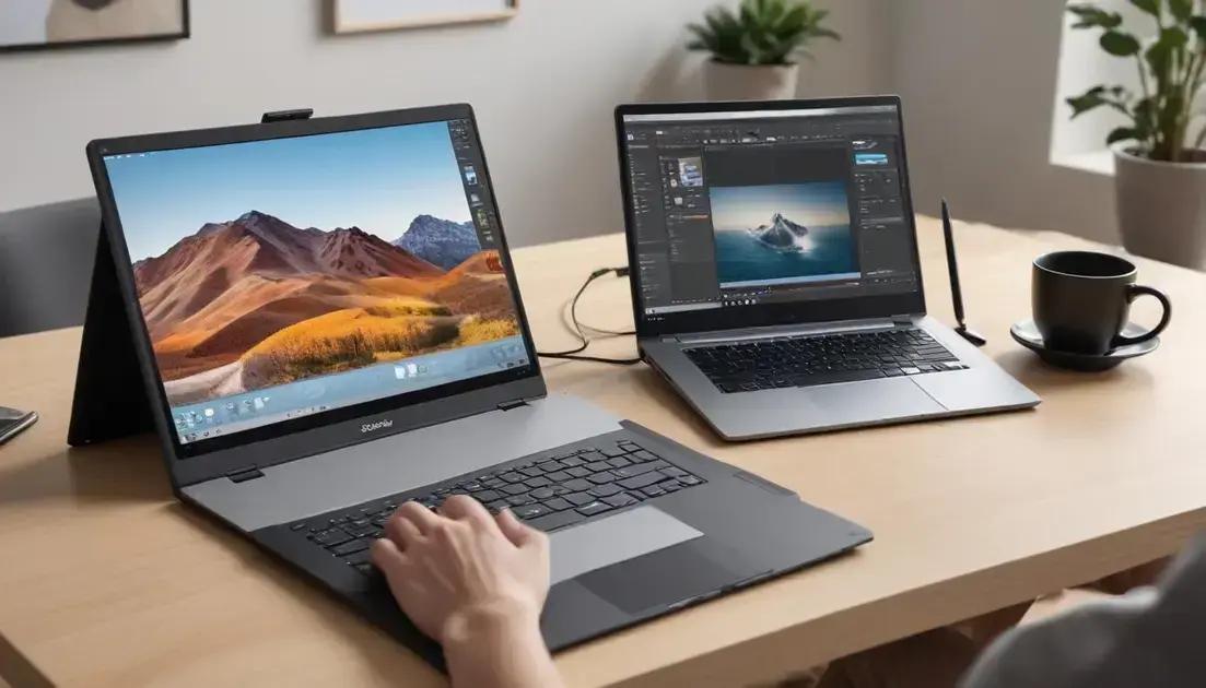 Vantagens de usar um monitor portátil