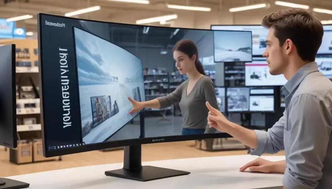 Como escolher um monitor curvo de 34 polegadas