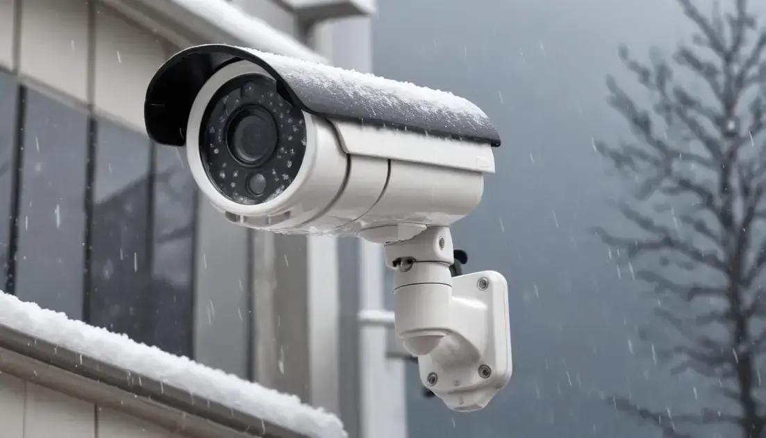 Vantagens da resistência à água em câmeras de segurança