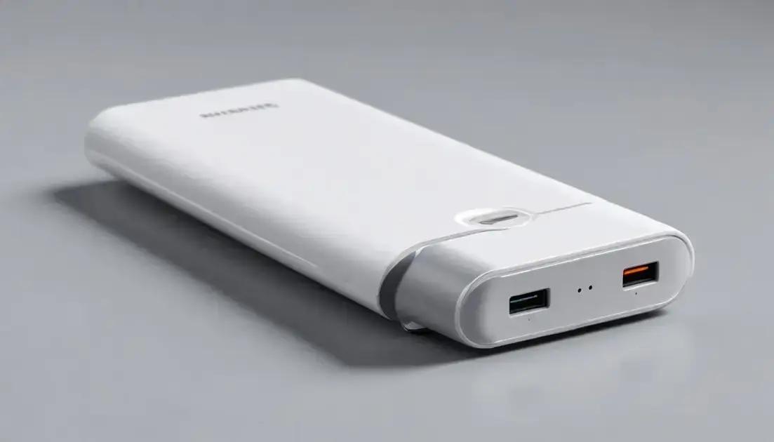 Vantagens de usar um power bank com suporte