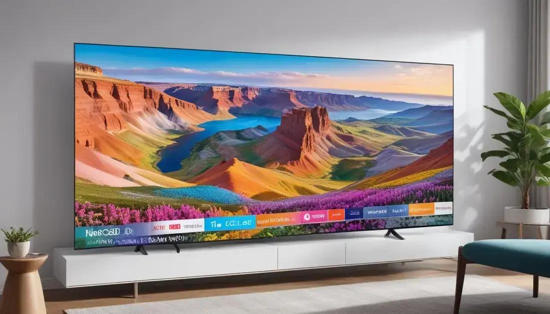 Qualidade de imagem e tecnologia QLED