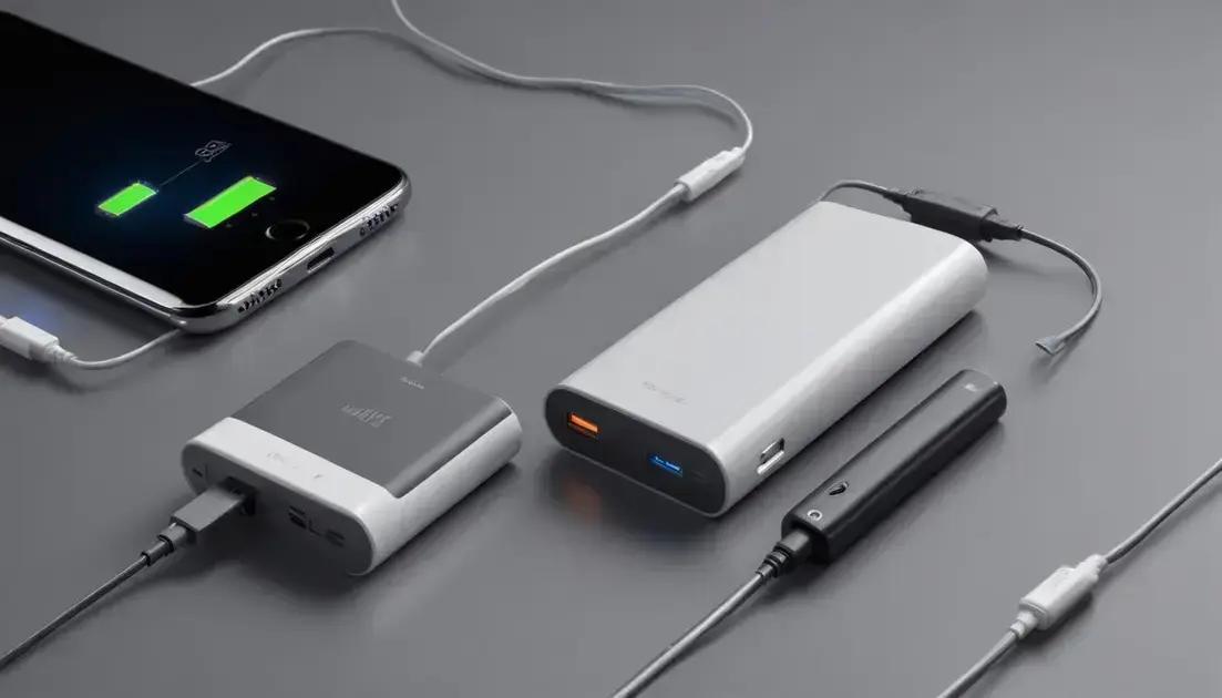 Vantagens de usar um carregador portátil com led