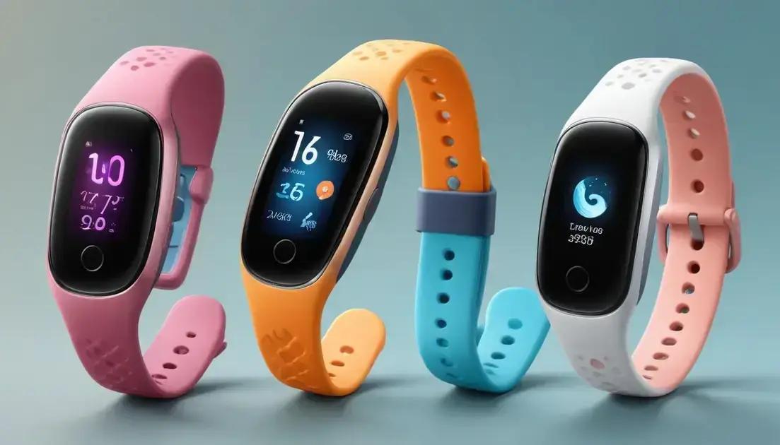 Comparativo entre pulseiras inteligentes com notificações