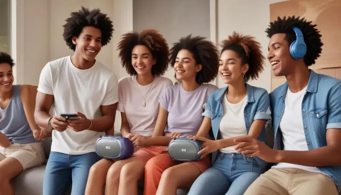 Qualidade de som e performance acústica