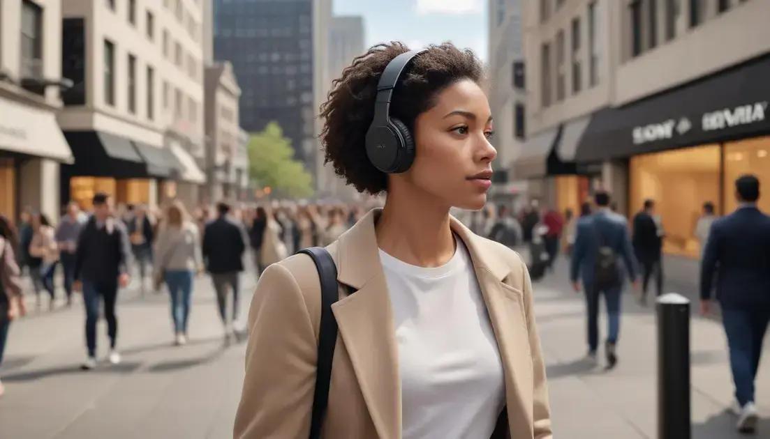 Qualidade de áudio e cancelamento de ruído