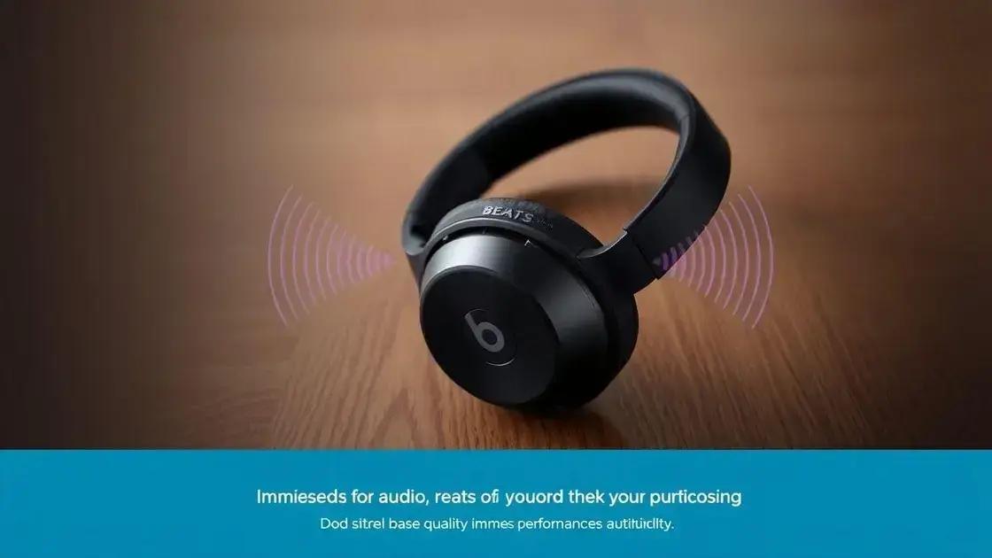 Qualidade de áudio e desempenho