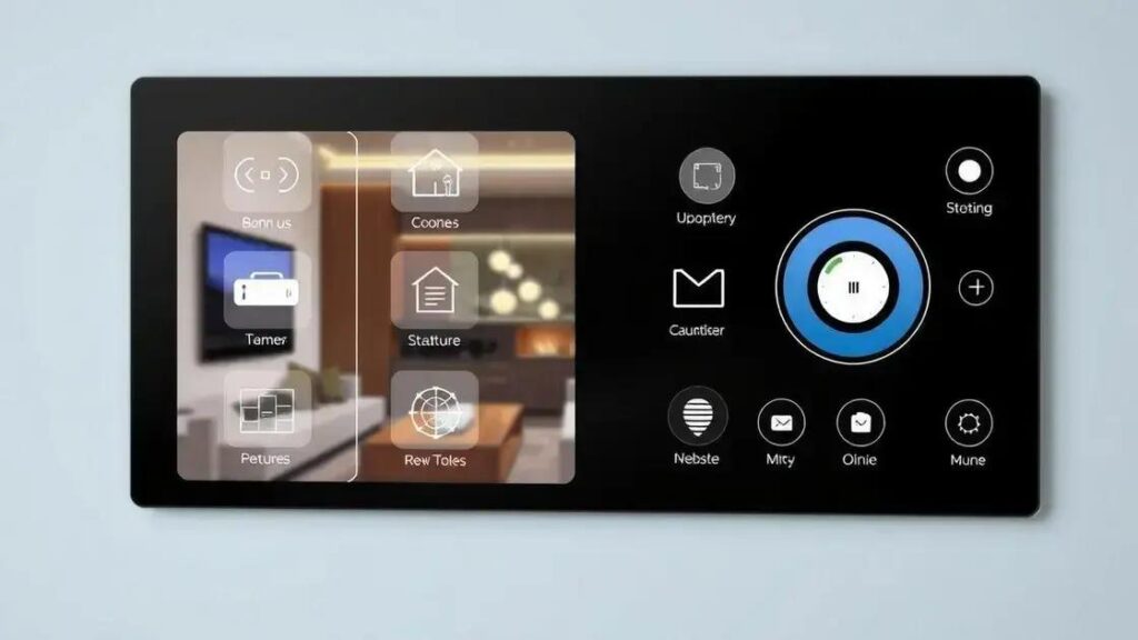 painel de controle de casa inteligente rere: transforme seu lar em um ambiente moderno